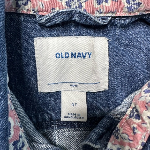 Old Navy Jean Jacket Size 4T - Picture 2 of 2